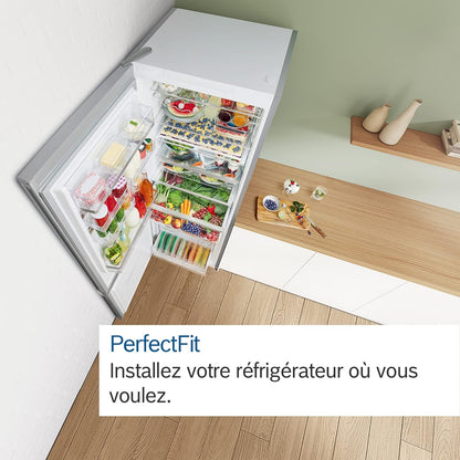 KGN86AIDR- Série 6, Réfrigérateur Combiné Pose-Libre, 186 X 86 Cm, Inox anti Trace De Doigts
