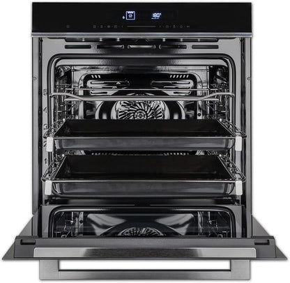 Cuisinière: 60Cm Four Encastrable EB8019EDP + 77Cm Plaque Induction IND7705FZ / Pyrolyse/Fonction Pizza/Gril/Circulation De L'Air/Air Chaud/Tiroirs Télescopiques / SET80193FZ