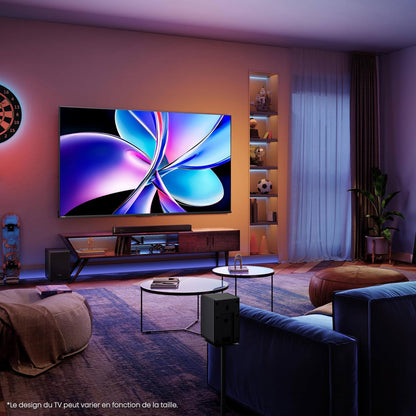 Hisense 55E8Q 55 Pouces (139 Cm) - Téléviseur 4K Mini-Led QLED, Dalle 144Hz Native, Dolby Vision IQ & Atmos, Mode Jeu Pro, Smart TV Vidaa