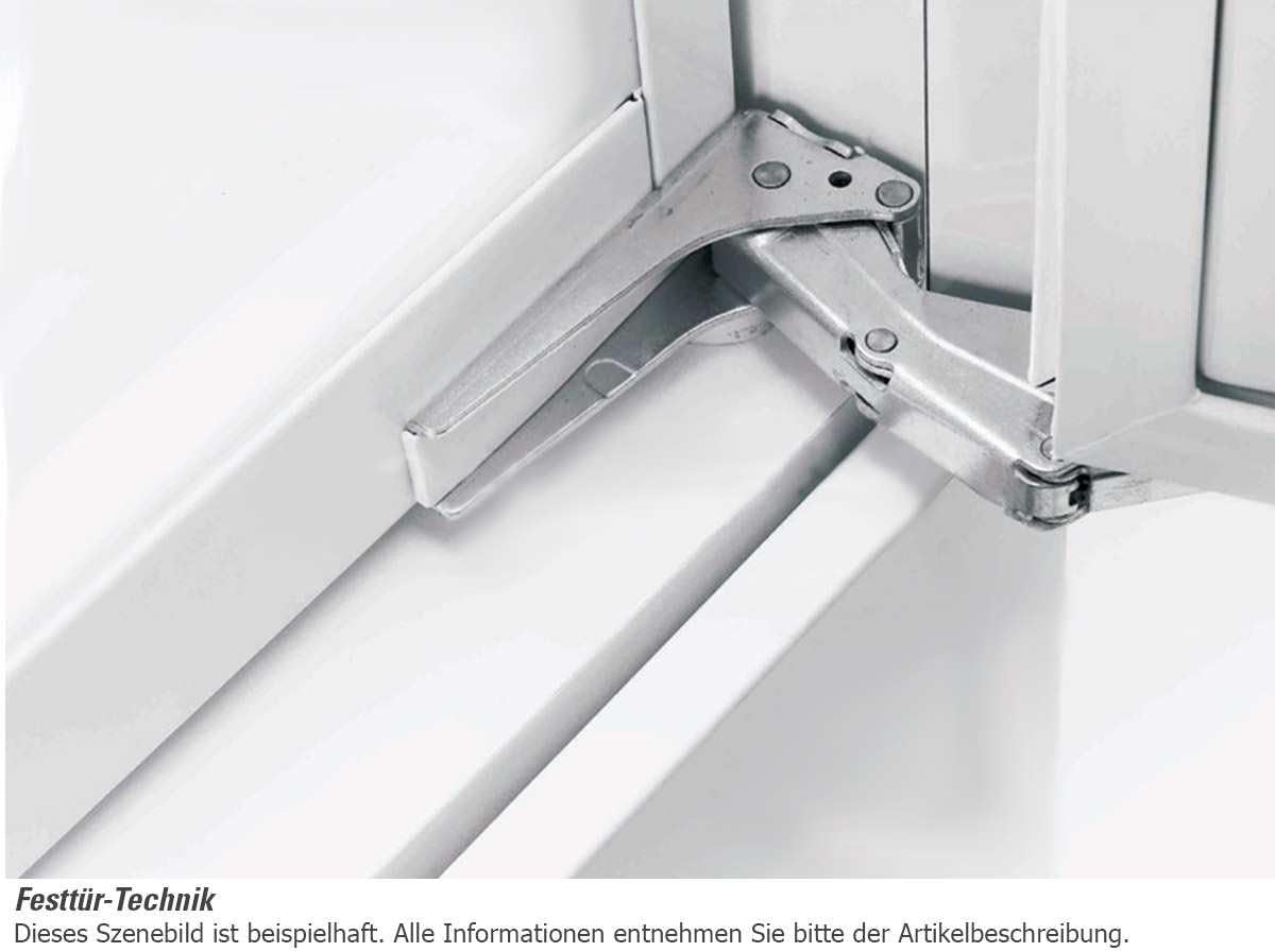 Bauknecht Kvie 2124 Réfrigérateur/Congélateur/A + + +/Hauteur 122 Cm/118 Kwh/An/173L Partie Isotherme/18L Partie Congélateur/Silencieux Avec Seulement 36 Db/Particulièrement Économie D'Énergie/Blanc