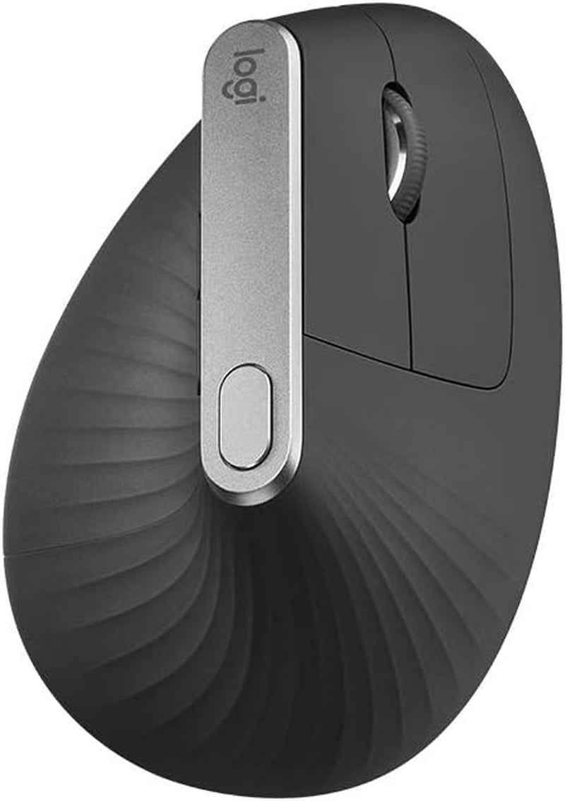 MX Vertical Souris Ergonomique Sans Fil | Multi-Dispositifs, Bluetooth/2,4 Ghz, Récepteur USB Unifying, 4000 PPP, 4 Boutons, Charge Rapide, Pc/Mac/Ipad OS - Graphite