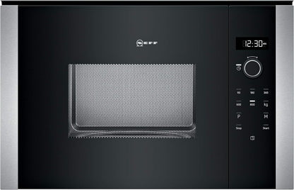 Micro Ondes Encastrable Neff HLAWD23N0 - Micro-Ondes Integrable Inox Et Noir - 20 Litres - 800 W