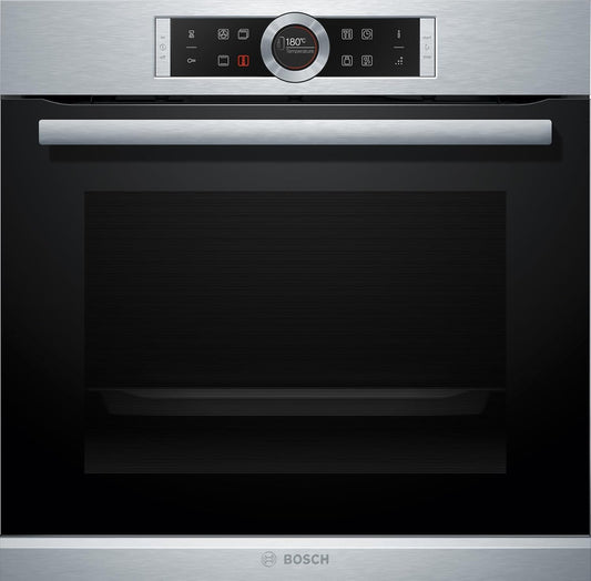 HBG655BS1 Four - Fours (Intégré, A, Noir, Acier Inoxydable, Toucher, 30-300°C, Électronique)