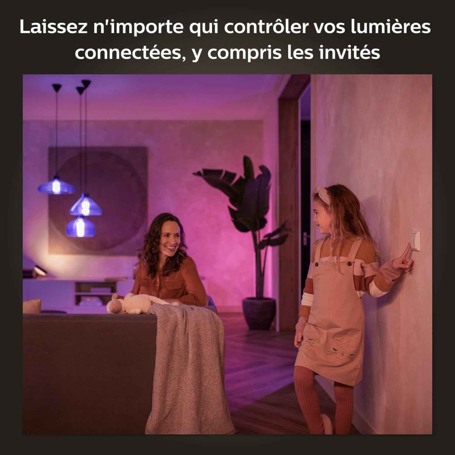 Philips Hue Module D'Interrupteur Filaire, Pack De 2