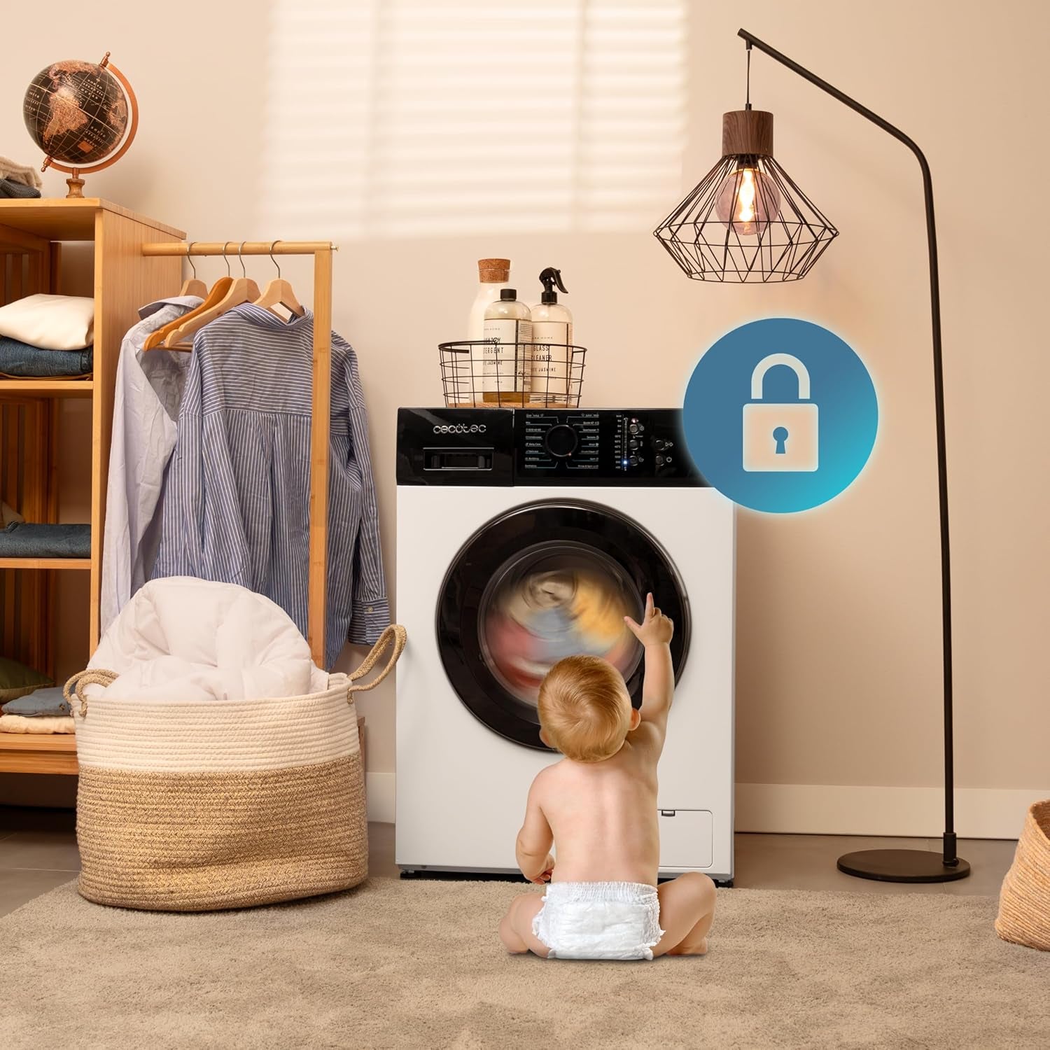 Lave-Linge 6 Kg Bolero Dresscode 620 E. Chargement Frontal, 1000 RPM, Faible Consommation D'Énergie, Drumclean, 15 Programmes, Kidlock, Prewash, Stérilisation 60ºc, Prrogramme Rapide 15'