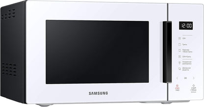 MG23T5018AW Four À Micro-Ondes, 23 L, 1100 W, Cuisson Automatique Et Home Dessert, Design Verre, Blanc