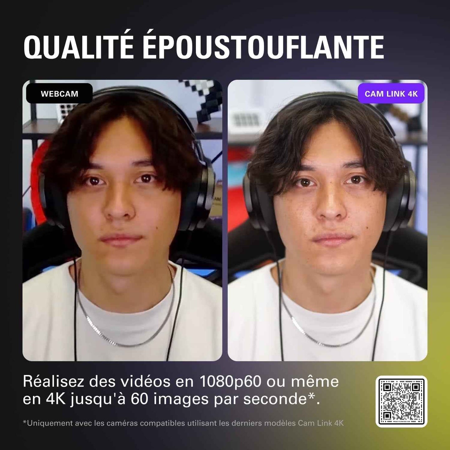 Cam Link 4K – Carte D'Acquisition Externe | Streaming Et Enregistrement 1080P60/4K30/4K60, Reflex/Caméscope, Visioconférence, OBS, Zoom, Teams, Pc/Mac