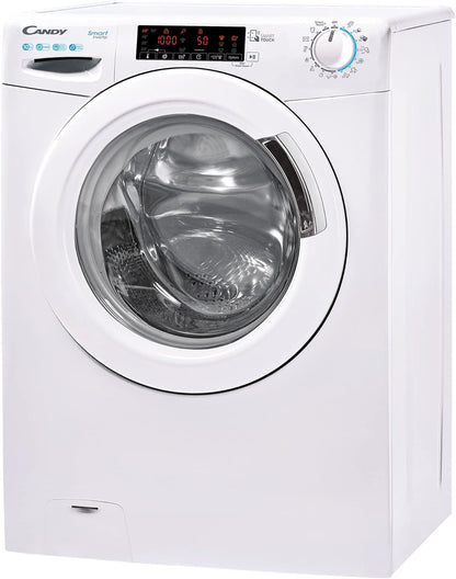 Smart CS 1410TXME/1-S Machine À Laver À Chargement Frontal, 10 Kg, 1400 Tours, Connectivité NFC, Pose Libre, 60 X 58 X 85 Cm, Blanc, Classe A