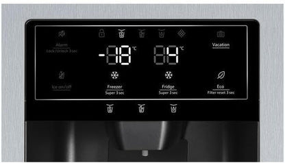 Neff KA3923IE0 Frigo Américain Autoportante 562 L E Noir, Gris