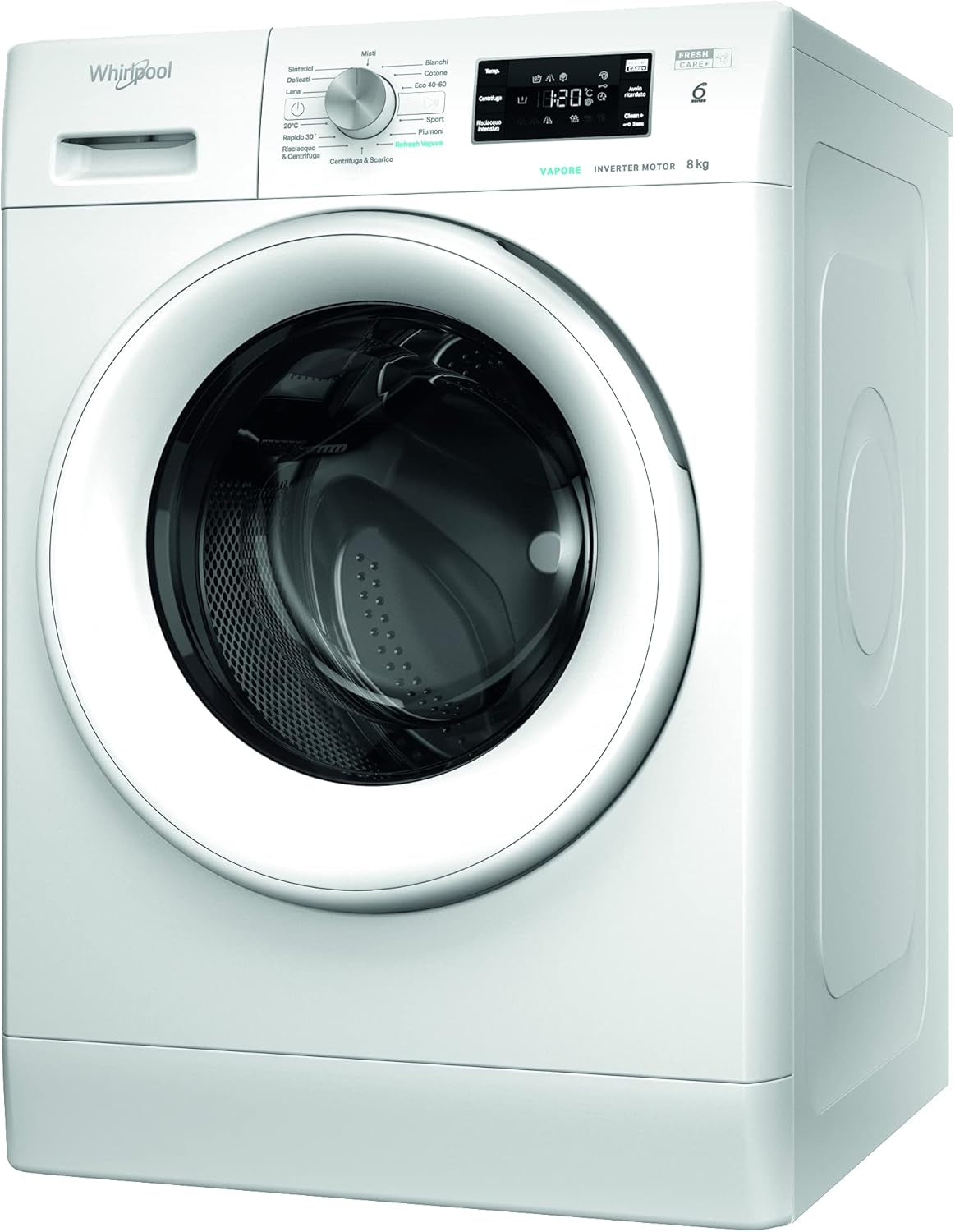 FFB D85 V IT, Machine À Laver À Chargement Frontal À Installation Libre, 8 Kg, 1200 Tours/Min