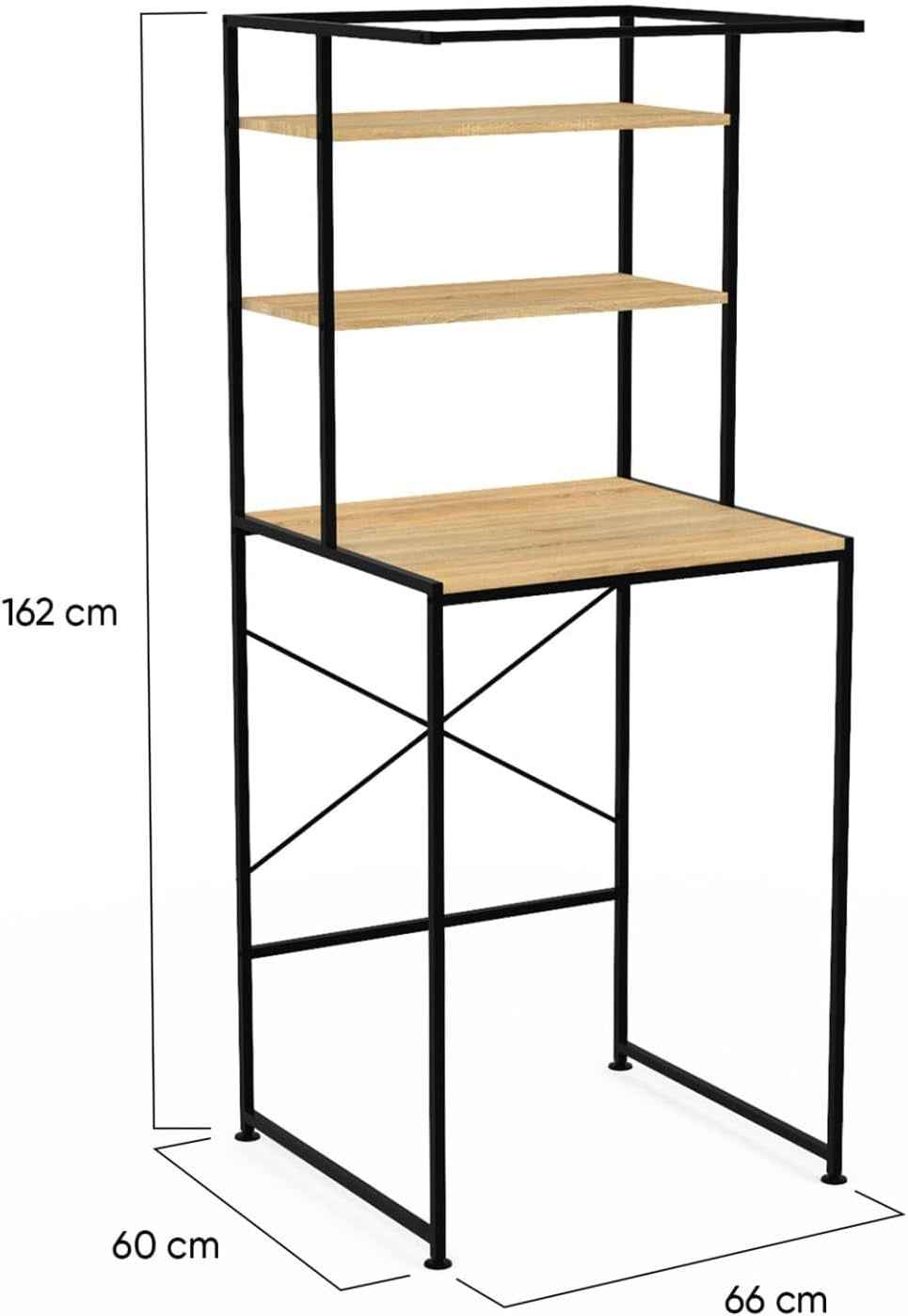 - Meuble Étagères De Rangement Dessus Machine À Laver DETROIT Design Industriel