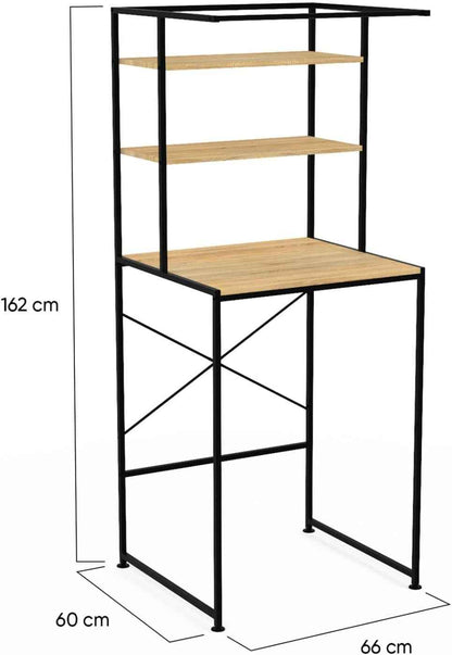 - Meuble Étagères De Rangement Dessus Machine À Laver DETROIT Design Industriel