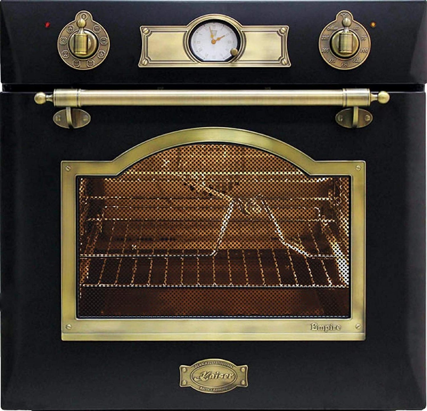 Kaiser Olan Empire Cuisinière Encastrable Avec Four EH 6355Em + Plaque De Cuisson À Induction 60 Cm 6745 FI AD 60 Cm FREE ZONE Noir
