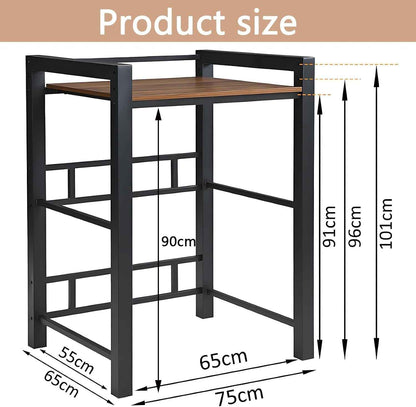 Meuble Machine À Laver Et Seche Linge, 3 Réglable En Hauteur, Kit D'Empilage Pour Lave-Linge Et Sèche-Linge À Chargement Frontal, Meuble Machine À Laver, Capacité Charge 300Kg (Nori)