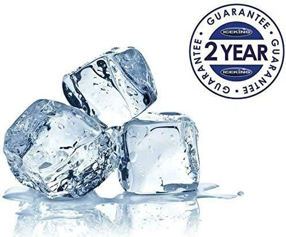 ICE KING DF48KE Mini Réfrigérateur De Table De 49 L Avec Porte En Verre, Respectueux De L'Environnement - Noir