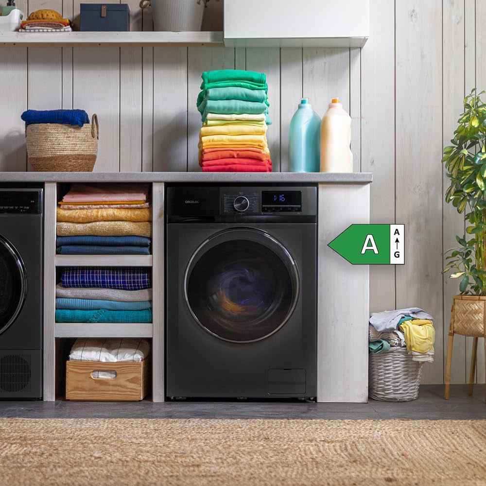 Lave Linge Frontal Bolero Dresscode 7150 Inverter A, Machine À Laver 7 Kg, 1400 Tr,Min, 12 Programmes, Classe A, Inverter Plus, Steam Max, Drum Clean, Départ Différé, Sécurité Enfant