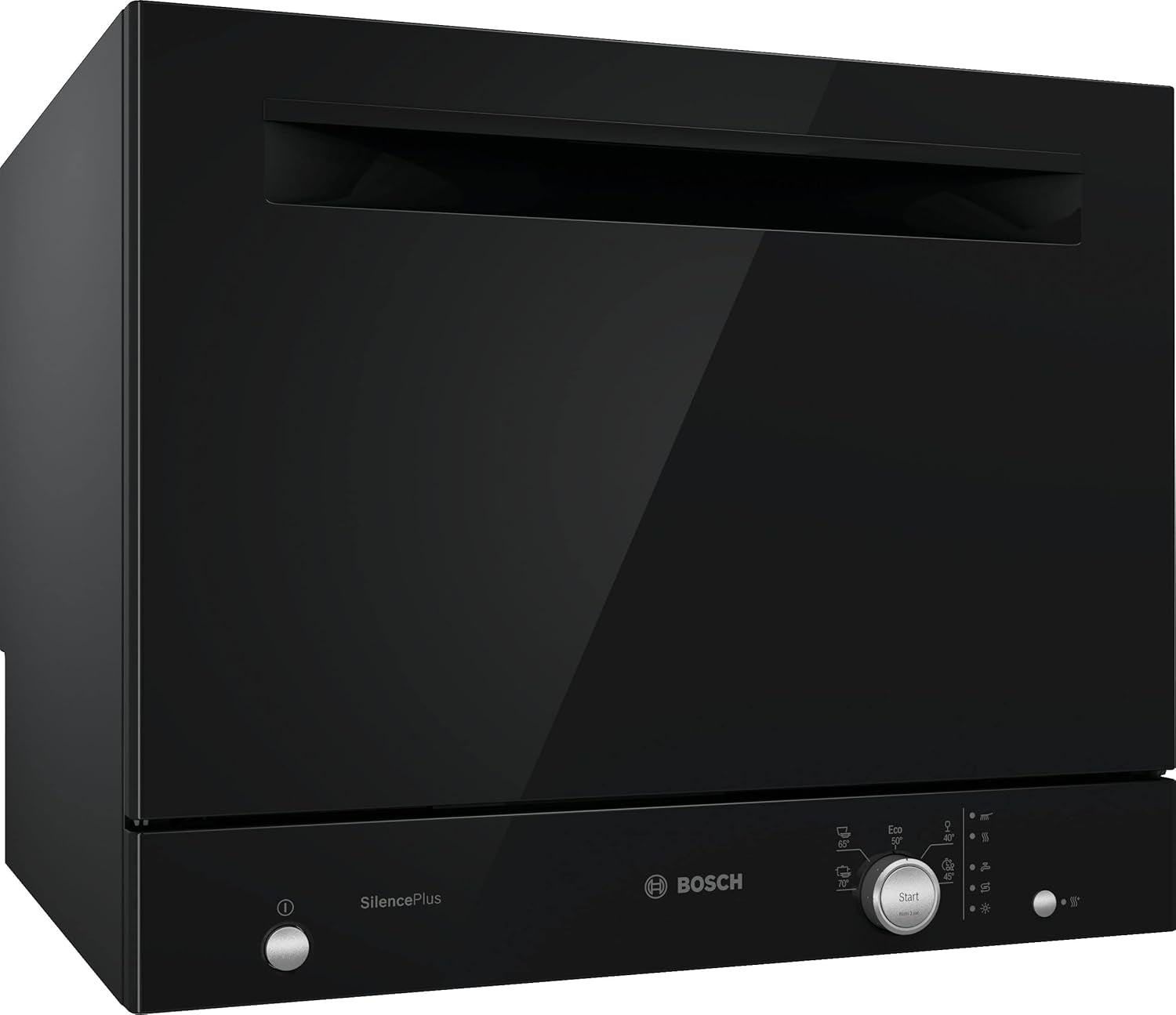 SKS51E36EU - Lave-Vaisselle Compact Série 2 - Pose-Libre, 55 Cm - 6 Couverts - 5 Programmes - Moteur Ecosilence Drive - Noir