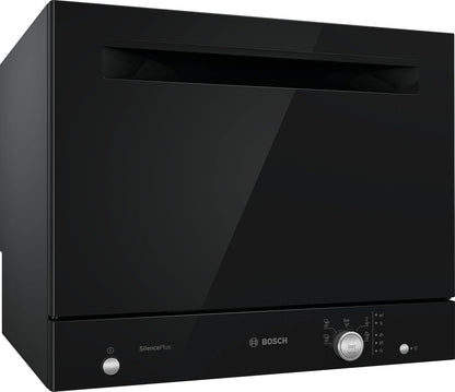 SKS51E36EU - Lave-Vaisselle Compact Série 2 - Pose-Libre, 55 Cm - 6 Couverts - 5 Programmes - Moteur Ecosilence Drive - Noir
