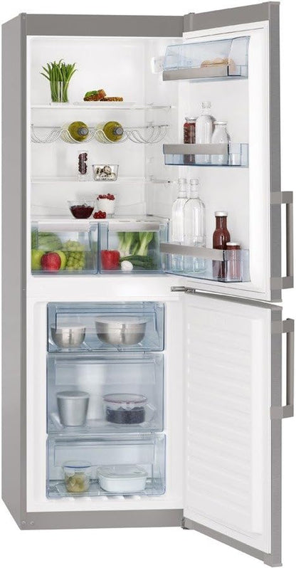 SANTO S53120Cnx2 Réfrigérateur/Congélateur/A + +/174,5 Cm Hauteur/233 Kwh/An/198 L Partie/92 L Partie Congélateur/No Frost/Maxi Boîte De Refroidissement Congélateur Tiroir/Acier Inoxydable