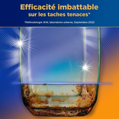 Pastilles Lave-Vaisselle Absolu Tout-En-1 Dégraissant - 56 Capsules - Tablettes Imbattables Sur Les Taches Tenaces - 2X plus De Pouvoir Dégraissant