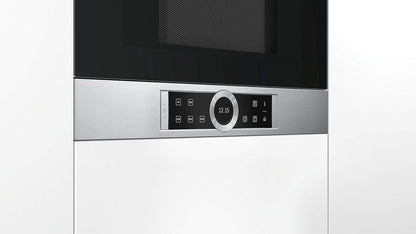BFL634GS1 - Série 8 - Micro-Ondes Intégrable - 60 X 38 Cm - 21 Litres - Inox