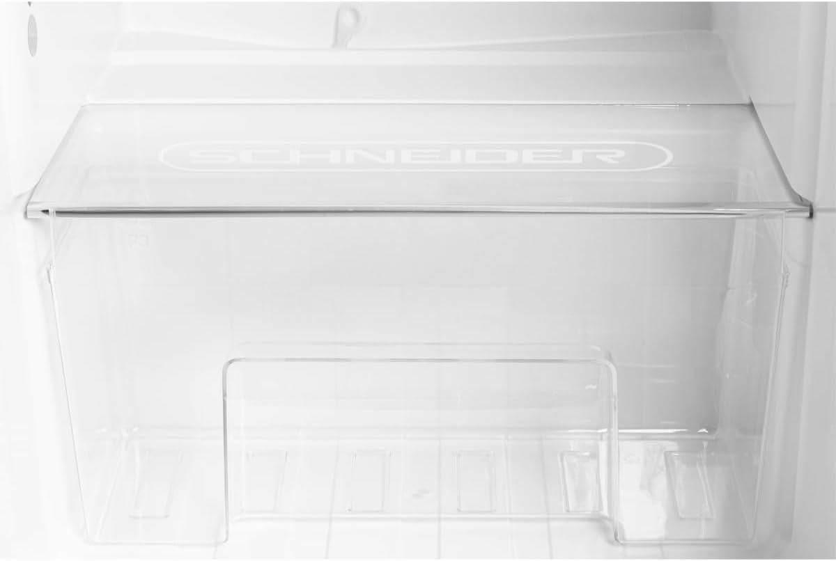 SCDD208VVA, Réfrigérateur 2 Portes, 211L (172+39), Froid Statique, Dégivrage Automatique, 3 Clayettes Verre, Thermostat Réglables, Pieds Réglables,Vert Amande