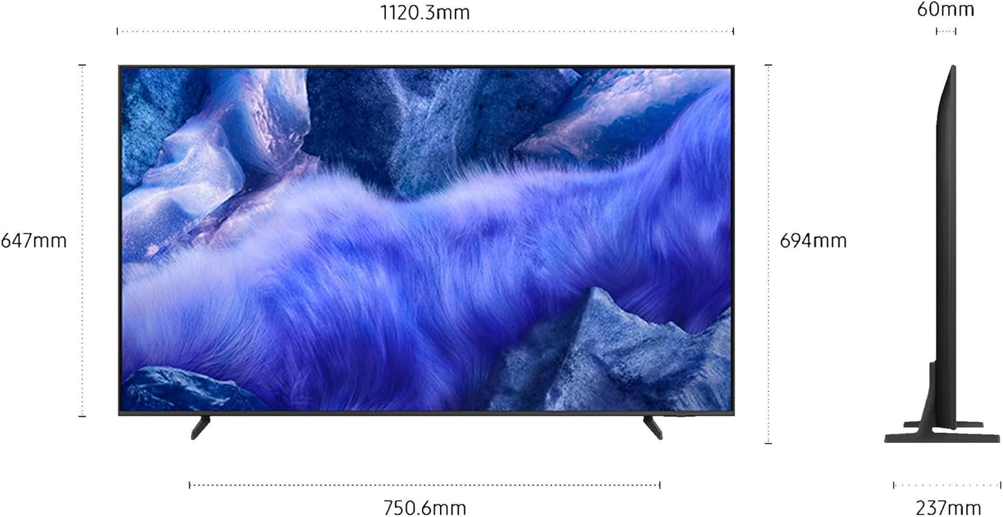 TV AI 50 Pouces QLED 50QEF1 4K Smart TV, Quantum Dots, Q4 AI Processor, Wifi, Airplay, HDR, Q-Symphony, OTS Lite, Knox Security, Gaming Hub, Bixby, Application Opérateurs Intégrées