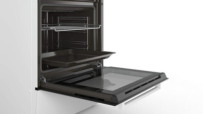 HKA090220 Four Et Cuisinière Blanc Céramique a - Fours Et Cuisinières (Cuisinière, Blanc, Rotatif, Blanc, Devant, Céramique)