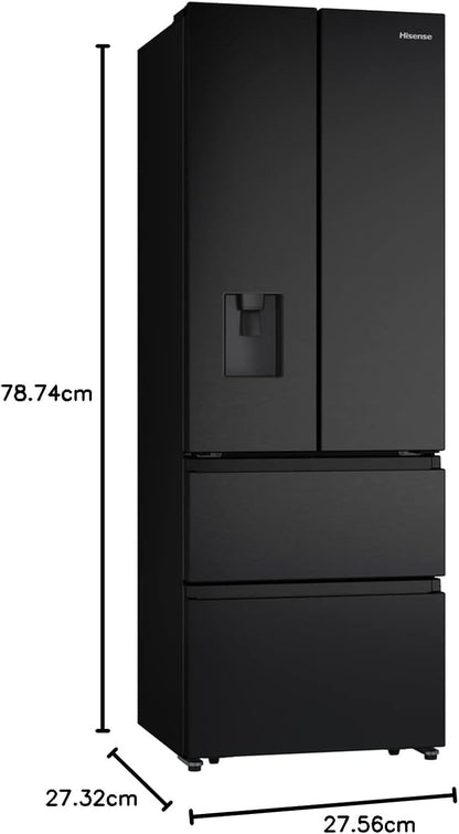 Hisense RF632N4WFE Réfrigérateur Congélateur Noir 70 X 200 Cm