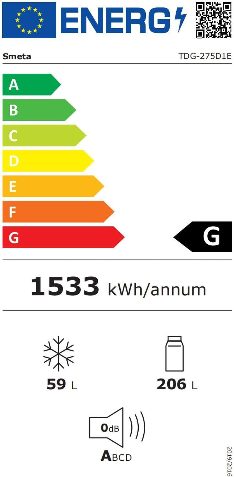 Frigo Gaz Avec Congélateur, 265L, Réfrigérateur Congélateur Gaz/220V, Frigo Congélateur Combiné, Frigo Camping Gaz Pour Camping-Car, Garage, Caravane, Mobile-Home, Blanc