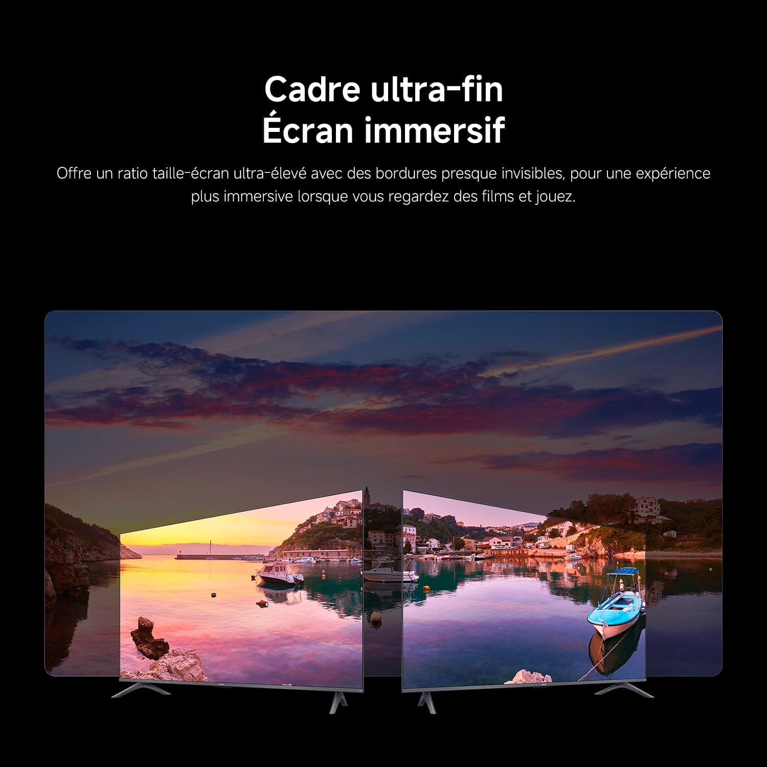 XIAOMI TV F Pro 50, 127 Cm (50 Pouces), 4K UHD QLED, Smart TV, Fire OS8, Contrôle Vocal Alexa, HDR10, 60Hz Avec 120Hz Game Boost Mode, MEMC, 2Go+32Go, Compatible Avec Apple Airplay