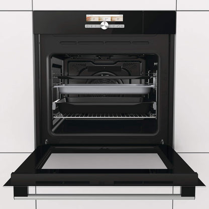 Hisense BS5545AG Four À Vapeur 100% + Multifonction Classe a +, Grande Capacité 73 L, Sonde Thermique, Réservoir D'Eau 1,3 L, Guide Télescopique Inclus, Fermeture Douce, Porte Blindée Ultra Froide