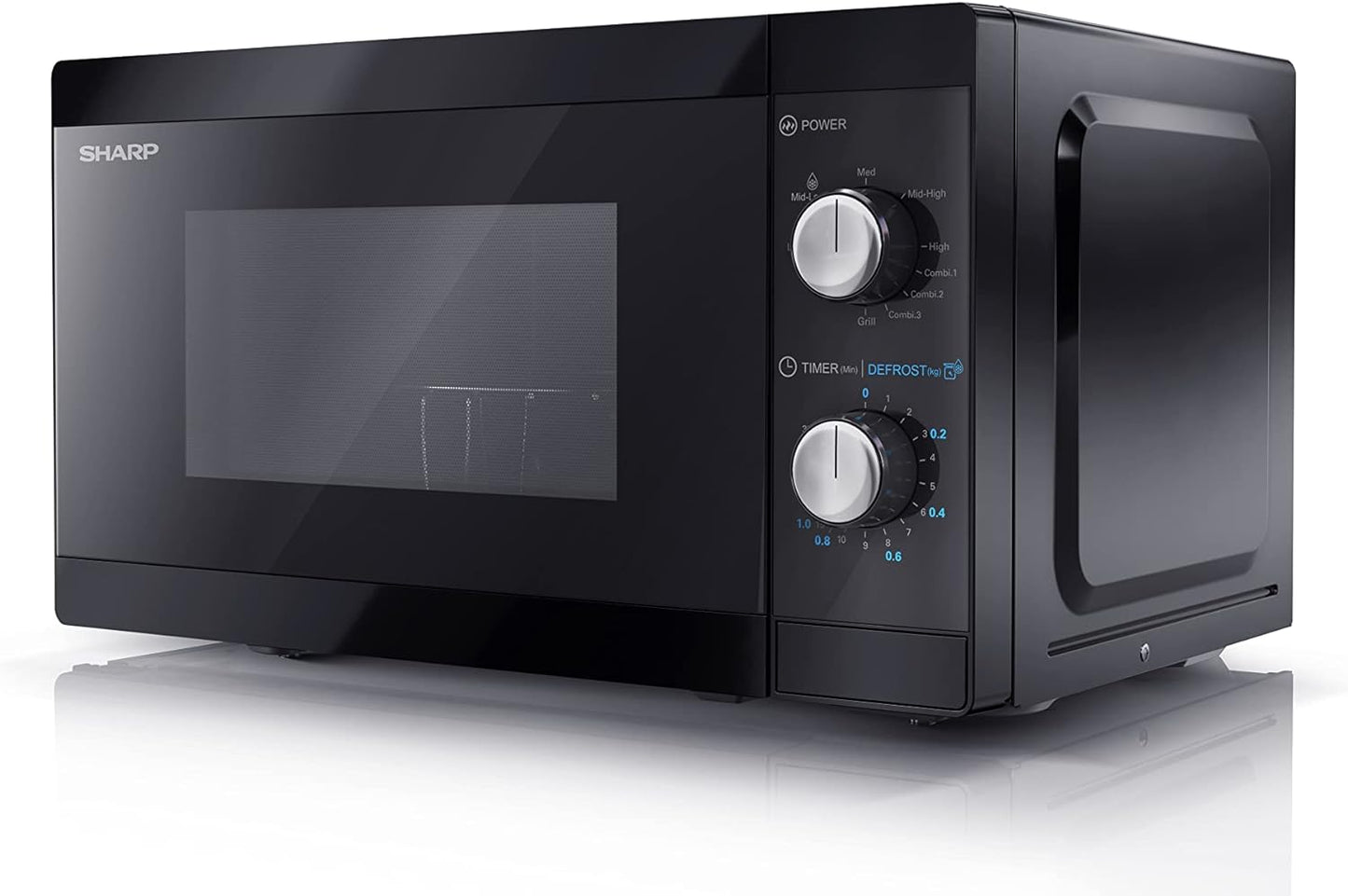Four Micro Ondes 20 Litres Noir Avec Gril YC-MG01E-B