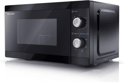 Four Micro Ondes 20 Litres Noir Avec Gril YC-MG01E-B