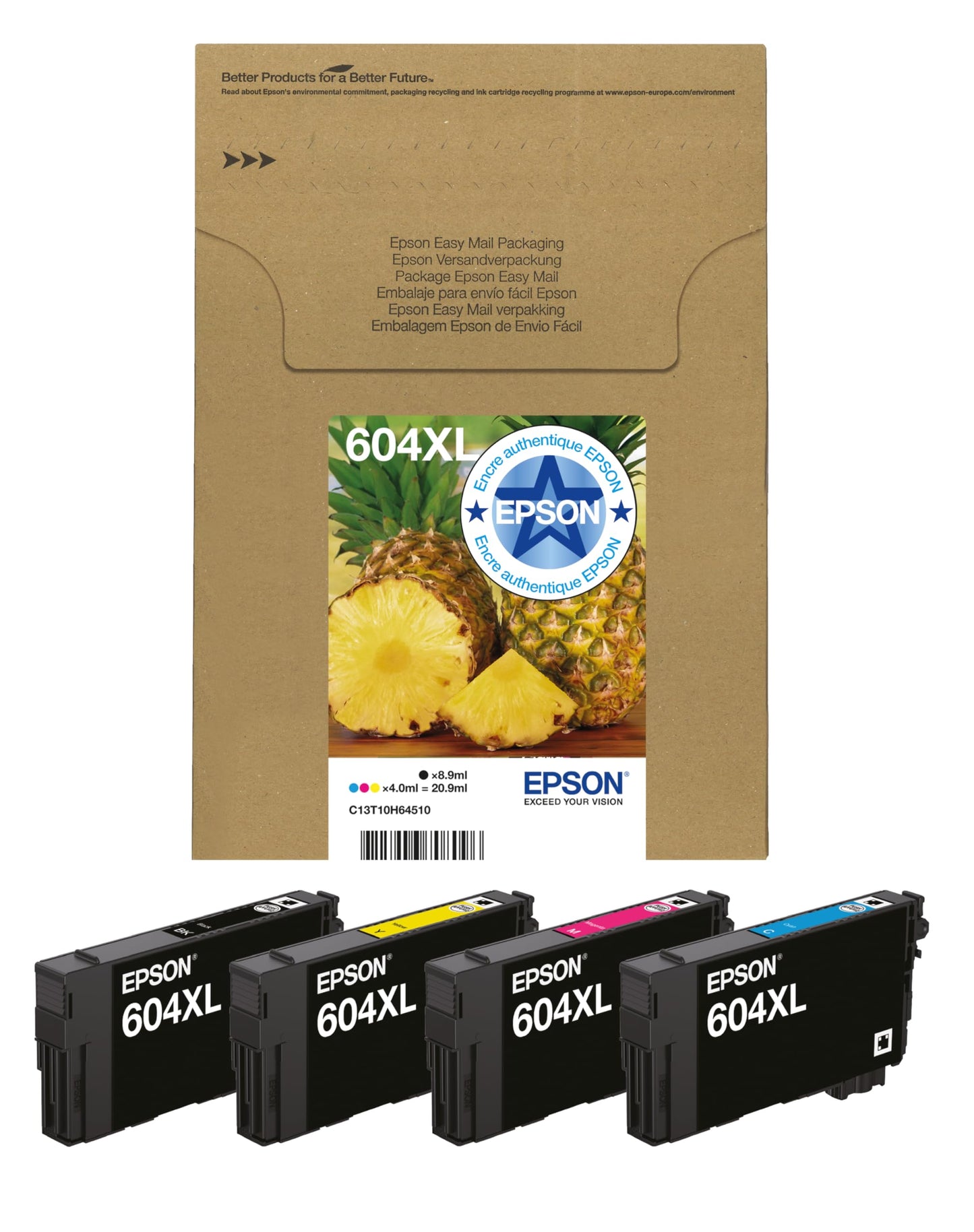 Epson Ink/604 Pineapple C13T10G64010 Multipack