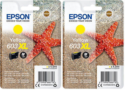 Epson 603 Black Starfish Genuine, Ink Cartridge, Standard Capacity