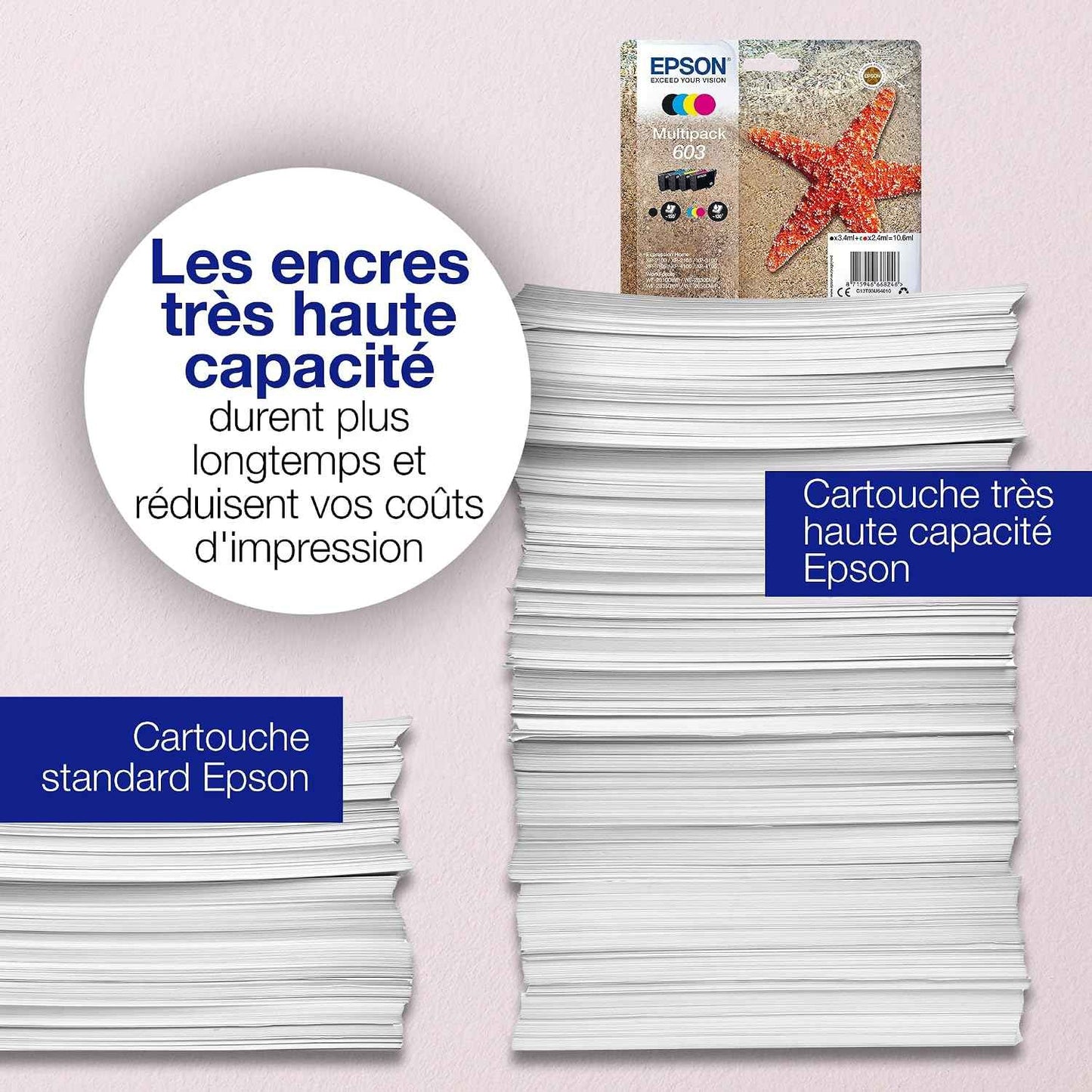 Epson 603 Black Starfish Genuine, Ink Cartridge, Standard Capacity