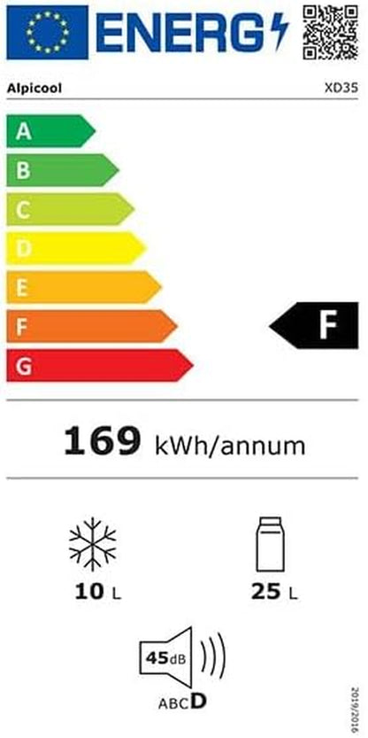 XD35 22,3L Glaciere Portable Réfrigérateur Voiture Camping Congélateur 12/24V Mini Frigo Pour Maison, Bureau Ou Pique-Nique En Plein Air