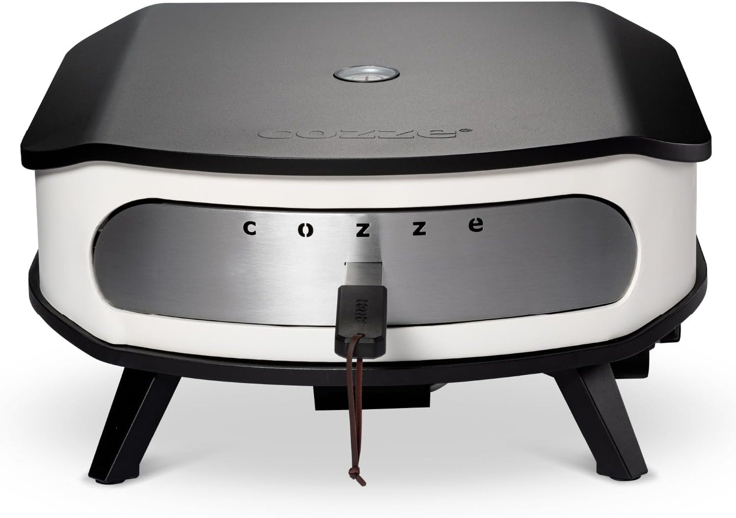 - Four À Pizza À Gaz Avec Pierre Rotative - Puissance 6.0 Kw, Cuisson Parfaite Des Pizzas Ø42.5 Cm, Thermomètre Intégré, Acier Galvanisé