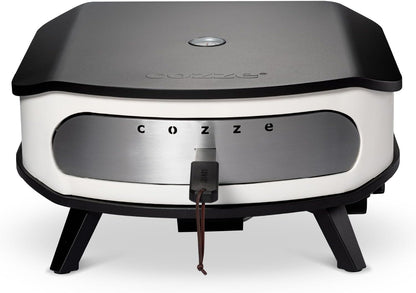 - Four À Pizza À Gaz Avec Pierre Rotative - Puissance 6.0 Kw, Cuisson Parfaite Des Pizzas Ø42.5 Cm, Thermomètre Intégré, Acier Galvanisé