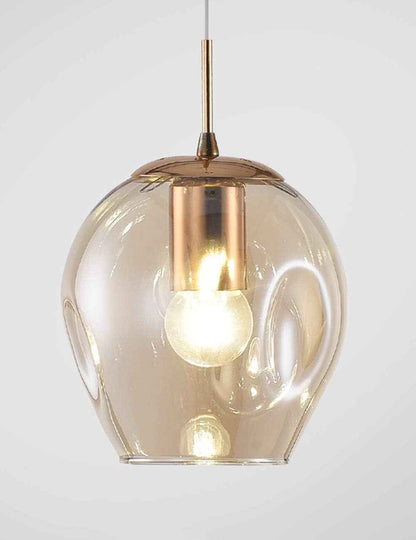 Lustre Spirale 10 Boules De Verre - Grand Pendentif Lumière Pour Escalier, Salon, Villa - Moderne Creux - 55X200Cm