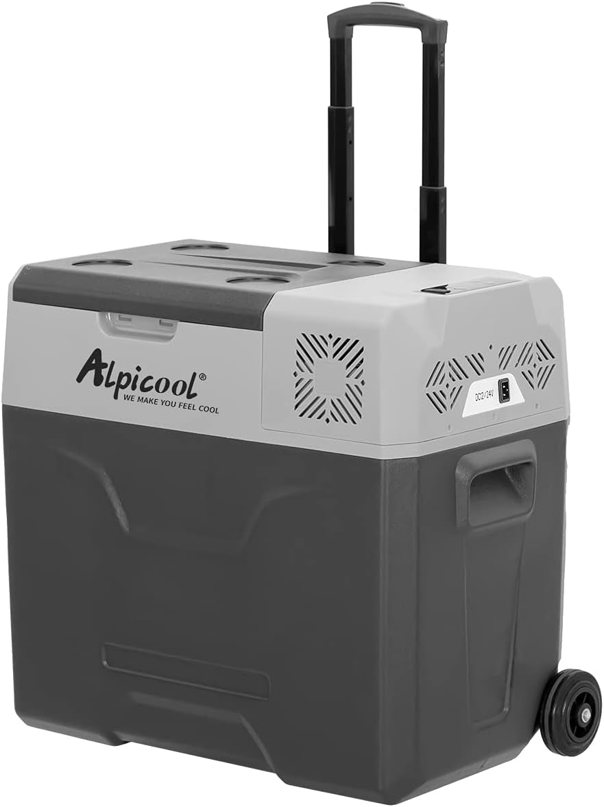 CX50 50L Réfrigérateur De Voiture Portable Congélateur Et Réfrigérateur, Glaciere Électrique À Compression Pour Maison, Dortoir, Camping