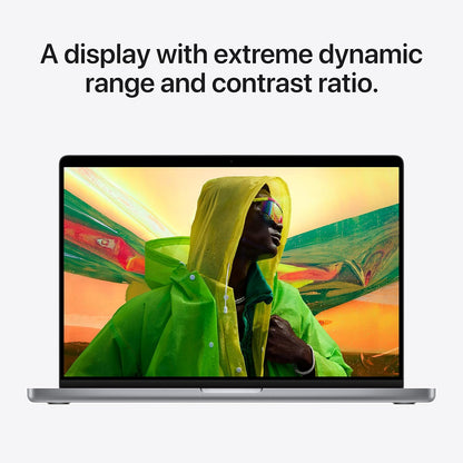 2021 Apple MacBook Pro with Apple M1 Pro Chip (16-Inch, 16GB RAM, 512 SSD Storage) (QWERTY English) Space Grey (Refurbished)