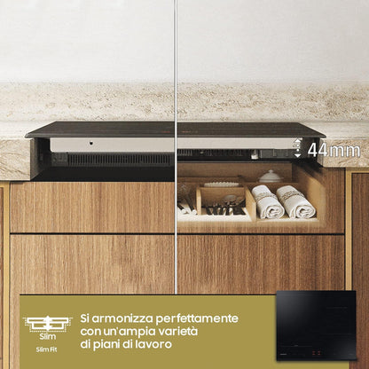 SAMSUNG Induction Hob NZ64B5045GK 1 Zone Modular Boosters, Timers