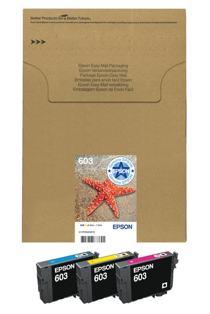 Epson 603 Black Starfish Genuine, Ink Cartridge, Standard Capacity