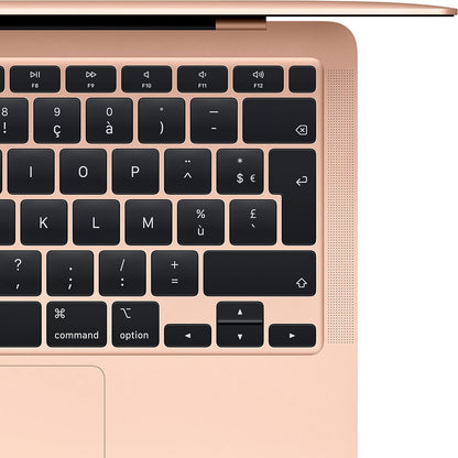 2020 Apple MacBook Air with Apple M1 Chip (13-inch, 8GB RAM, 256GB SSD Storage) (AZERTY French) Gold (Refurbished)