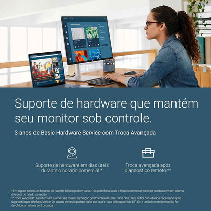 Dell UltraSharp U2725QE 27' 4K Thunderbolt-Hub-Monitor mit Bildwiederholfrequenz Von 120Hz