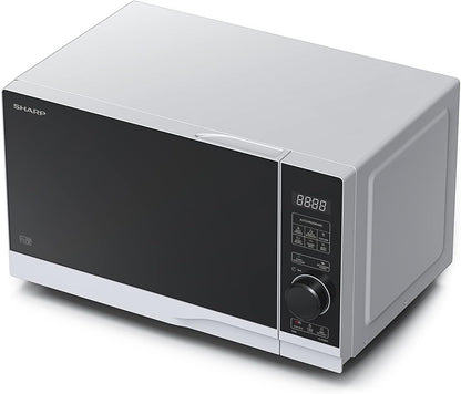 YC-PS204AE-S Micro-Ondes 700 W 20 L 10 Niveaux De Puissance Fonction Eco Décongélation Sécurité Enfant Argenté/Noir