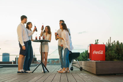 °CUBES Coca-Cola/Hus-Cc 165 Réfrigérateur À Bouteilles, Hauteur : 51 Cm, 98 Kwh/An, Capacité : 48 L