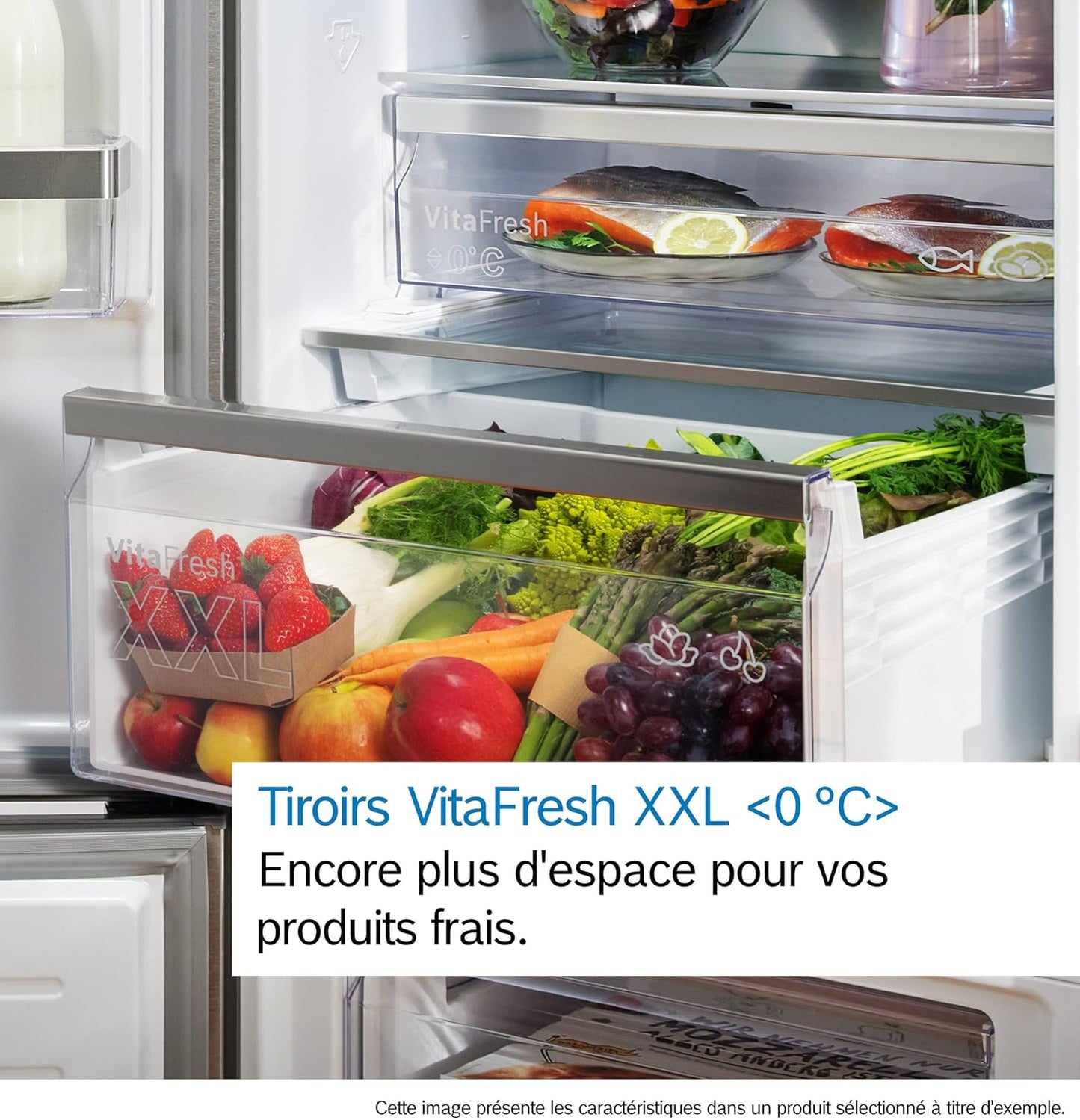 Bosch KGN367LDF Série 4 - Réfrigérateur Combiné, Pose-Libre, Perfect Fit | 186 X 60 Cm, Inox, Nofrost, Vitafresh, Tiroirs Vitafresh XXL <0 °C>, 2 Systèmes De Refroidissement